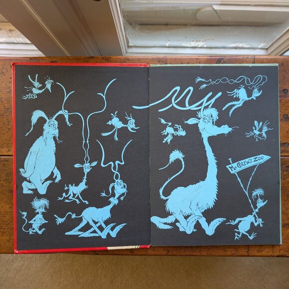 1st Edition Dr. Seuss If I Ran the Zoo 1950 Good Condition Hard Cover - Picture 3 of 10